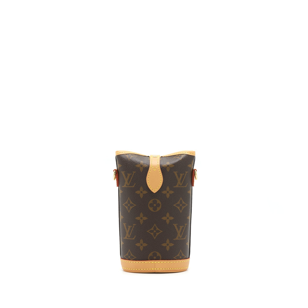 LOUIS VUITTON FOLD ME POUCH MONOGRAM CANVAS GHW