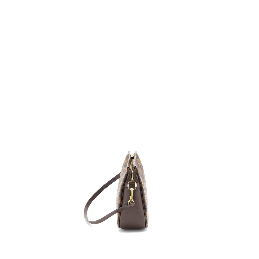 LOUIS VUITTON MINI CLUTCH DAMIER EBENE CANVAS GHW