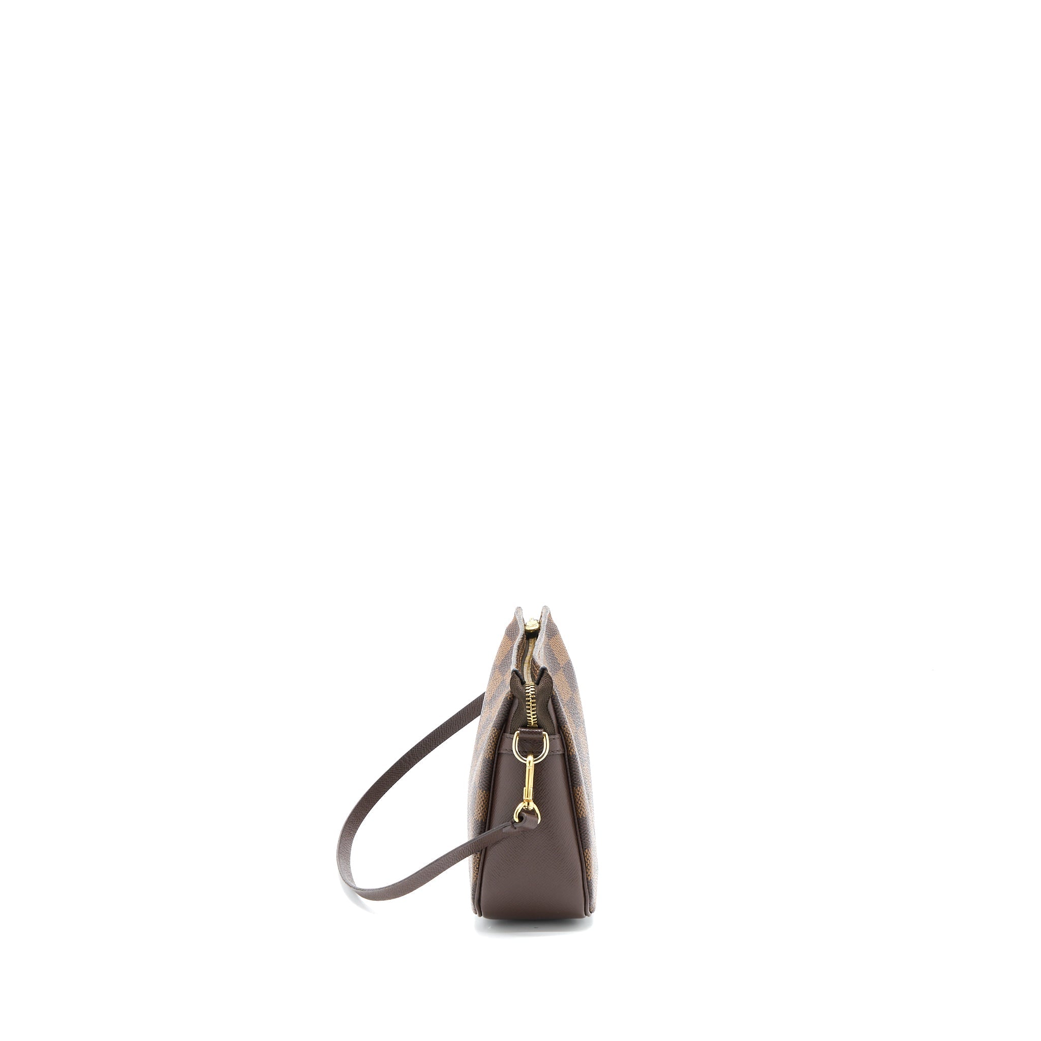 LOUIS VUITTON MINI CLUTCH DAMIER EBENE CANVAS GHW