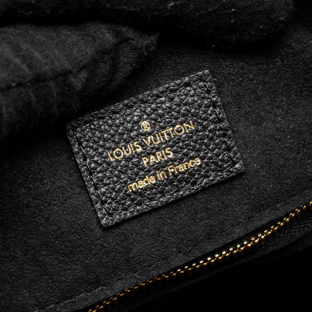 LOUIS VUITTON SPEEDY BANDOULIERE 25 MONOGRAM EMPREINTE LEATHER BLACK GHW