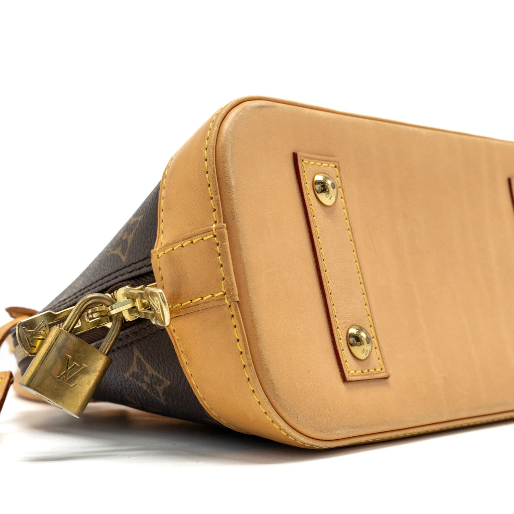 LOUIS VUITTON ALMA BB MONOGRAM CANVAS GHW