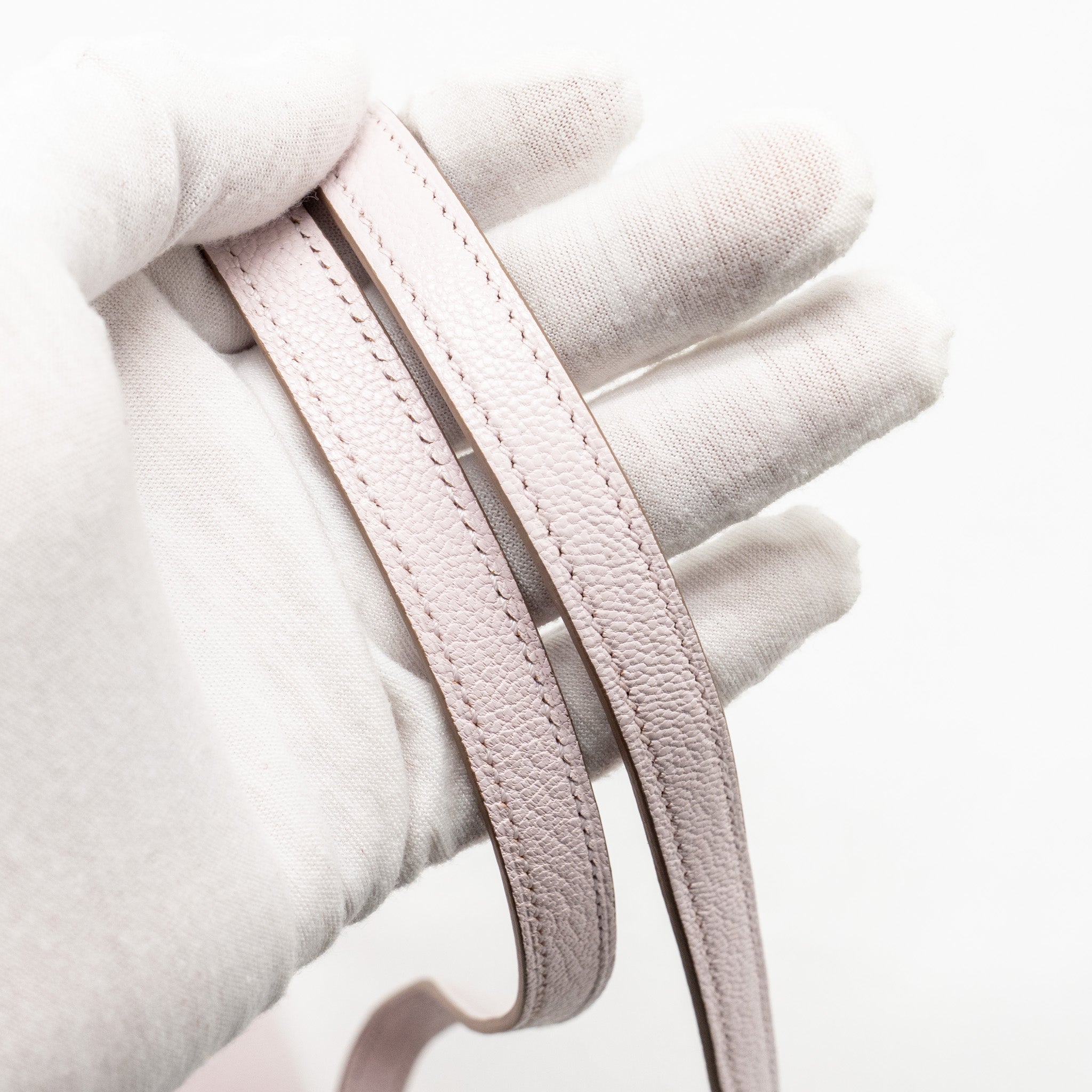 HERMES MINI CONSTANCE CHÈVRE MYSORE MAUVE PALE RGHW
