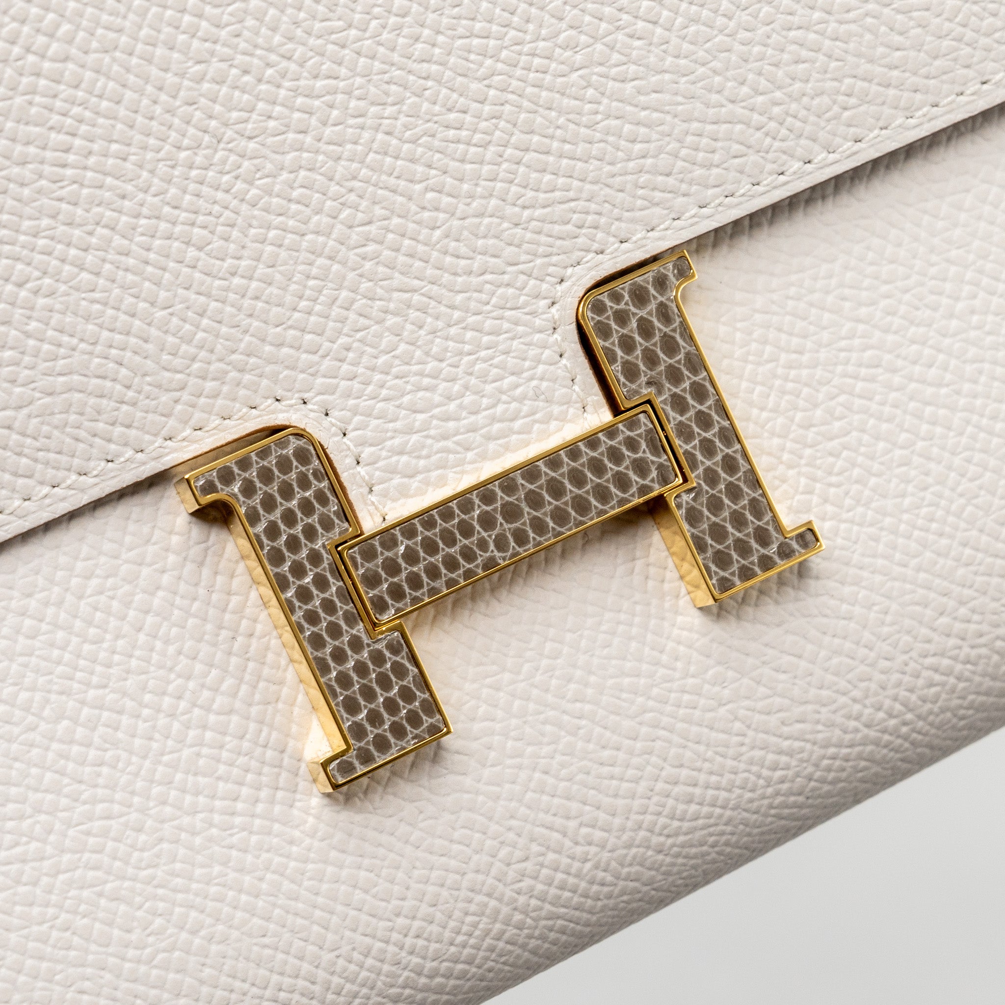 HERMES CONSTANCE TO GO EPSOM/LIZARD GRIS PALE/GRIS TOURTERELLE GHW