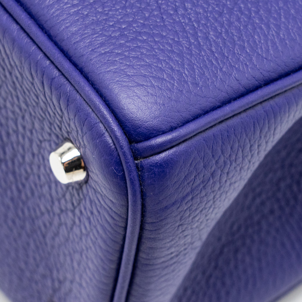 DIOR DIORISSIMO TOTE BAG CALFSKIN PURPLE/BLUE SHW