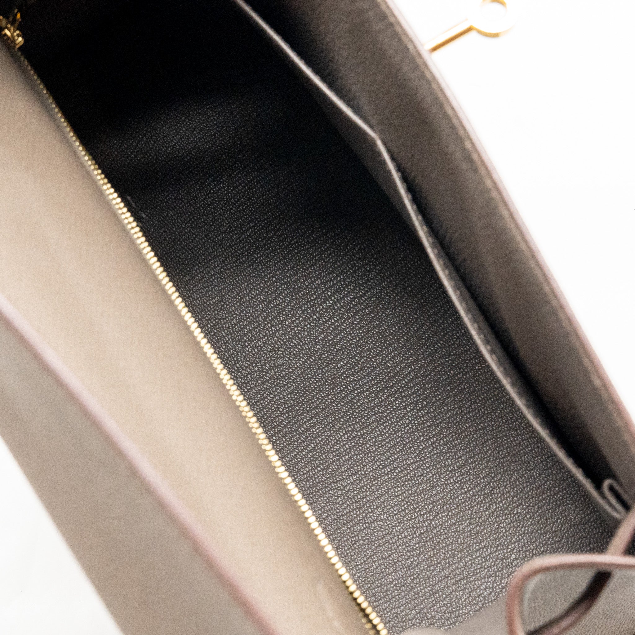 HERMES KELLY 28 EPSOM GRIS ETAIN GHW