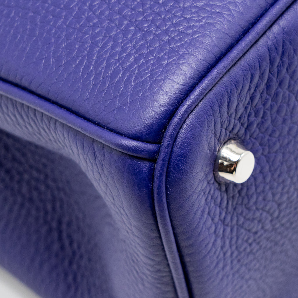 DIOR DIORISSIMO TOTE BAG CALFSKIN PURPLE/BLUE SHW