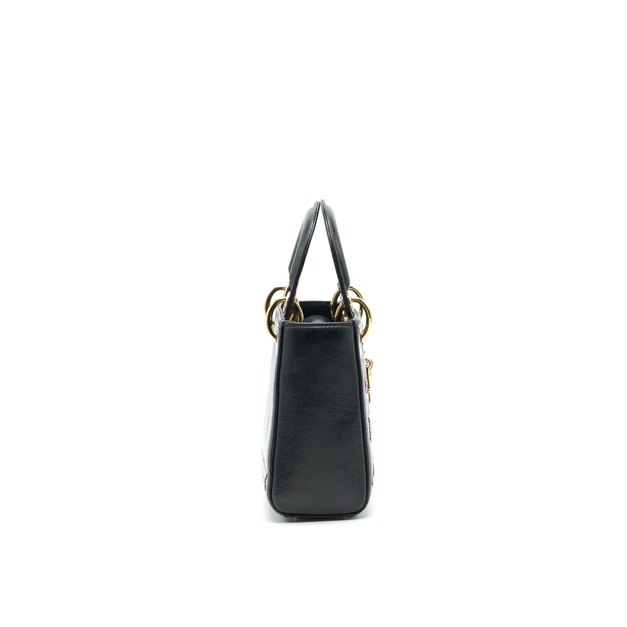 DIOR MINI LADY DIOR LIMITED EDITION BLACK LGHW