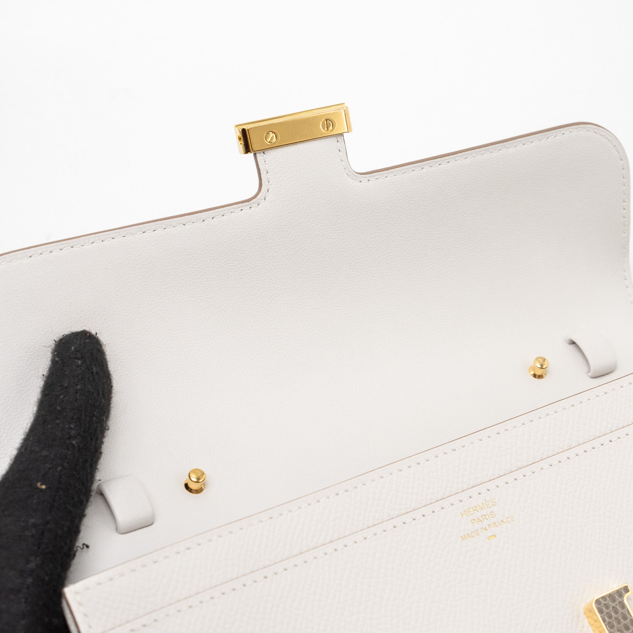HERMES CONSTANCE TO GO EPSOM/LIZARD GRIS PALE/GRIS TOURTERELLE GHW