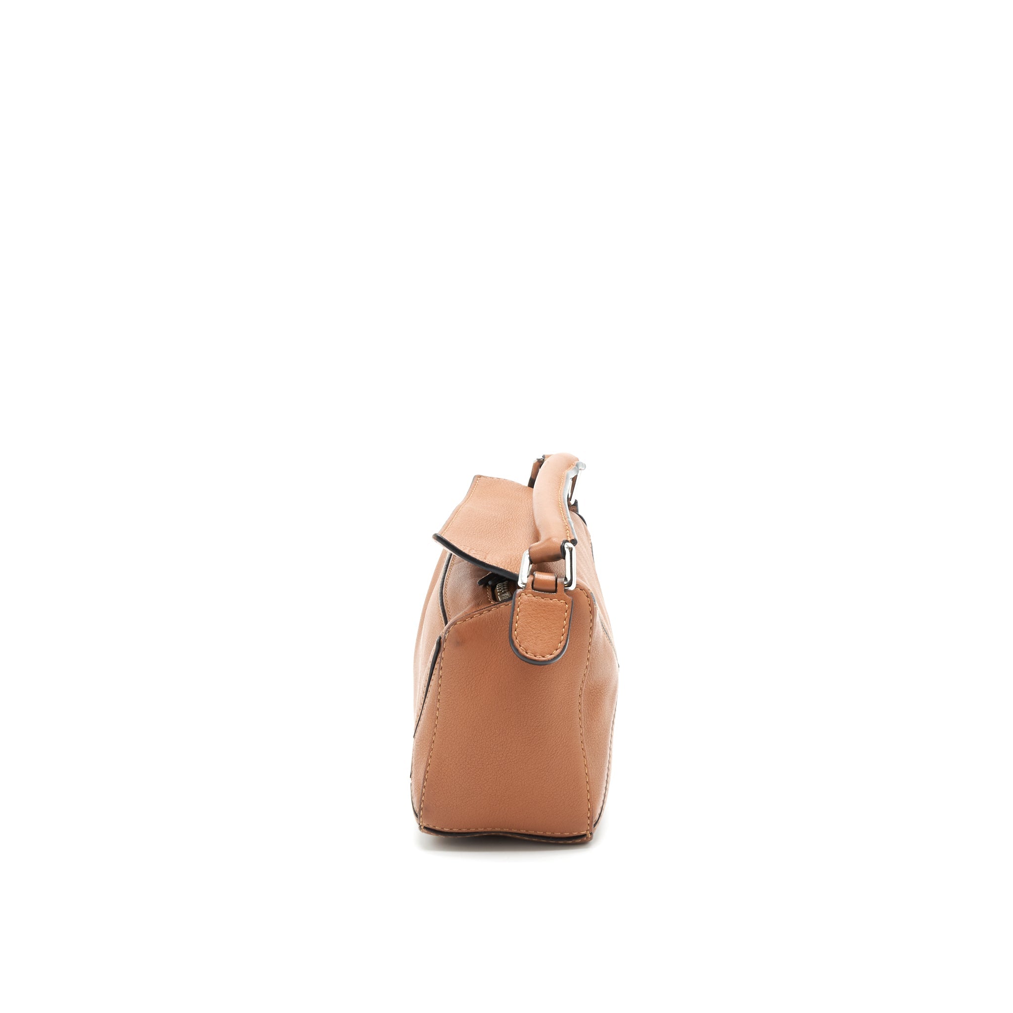 LOEWE MINI PUZZLE BAG IN TAN