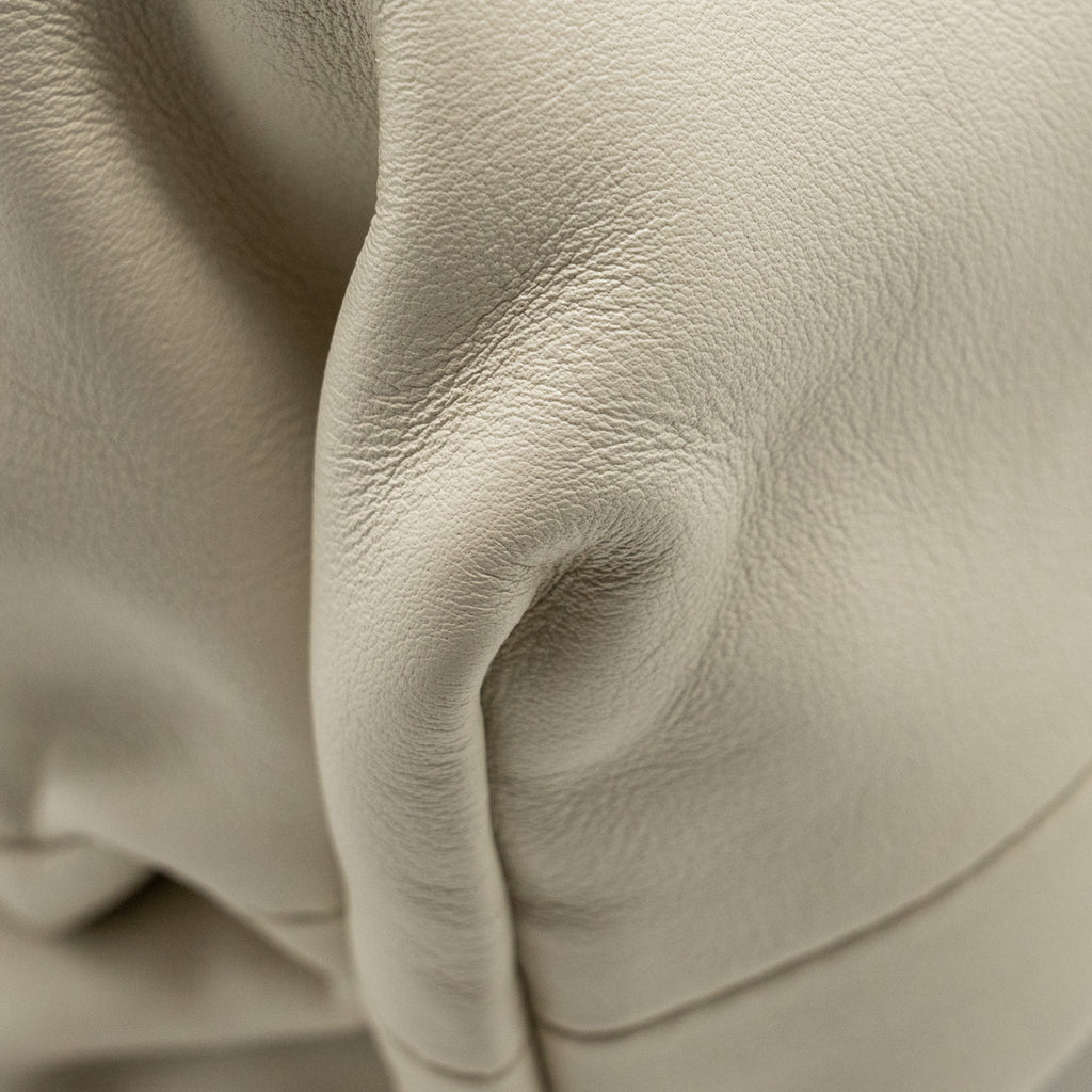 BOTTEGA VENETA THE POUCH CALFSKIN WHITE GHW