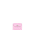 HERMES KELLY POCKET COMPACT CHEVRE MYSORE X9 MAUVE SYLVESTRE SHW