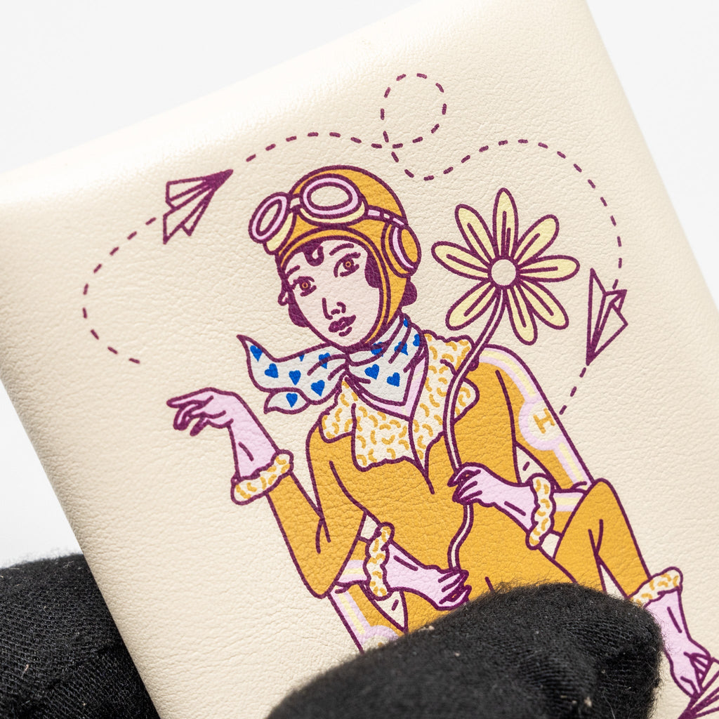 HERMES CALVI CARDHOLDER AVIATRICE PRINTED LIMITED EDITION SWIFT NATA SHW