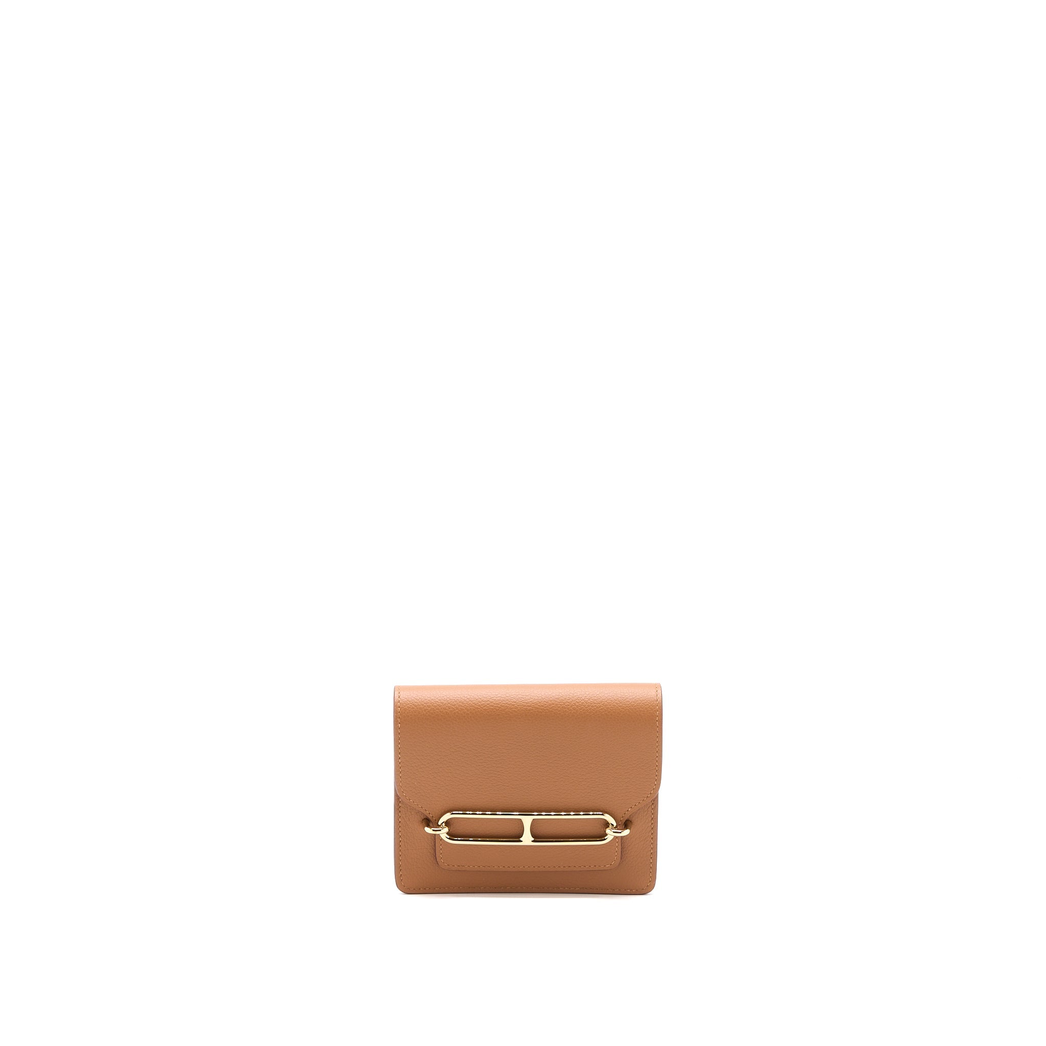 HERMES ROULIS SLIM EVERCOLOR GOLD/VERT FIZZ LGHW