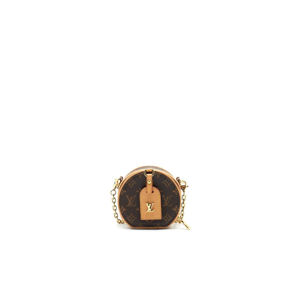 LOUIS VUITTON BOITE CHAPEAU NECKLACE MONOGRAM CANVAS