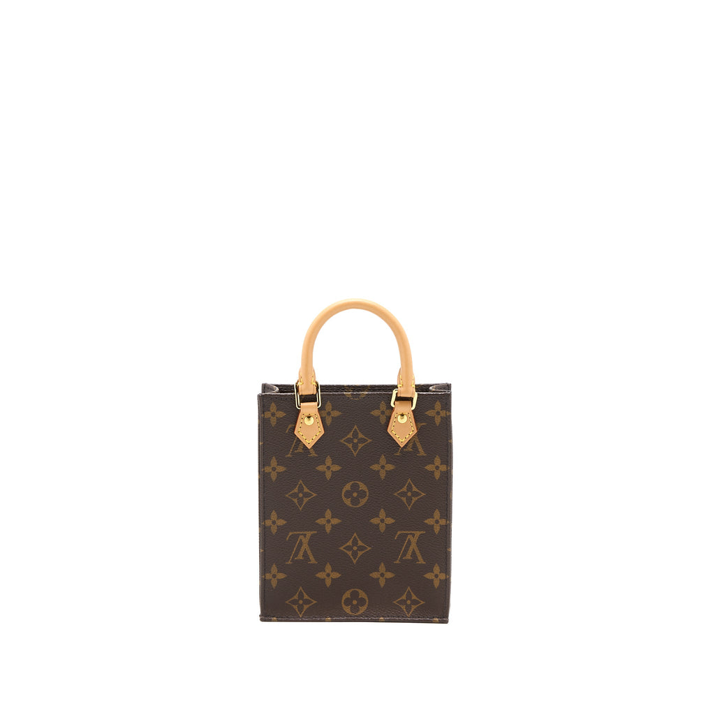 LOUIS VUITTON PETIT SAC PLAT MONOGRAM CANVAS GHW