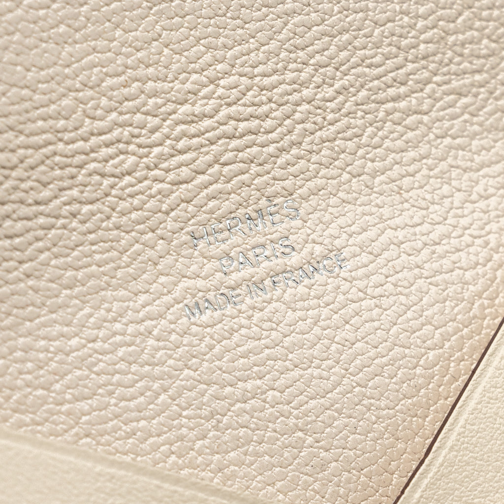 HERMES CALVI CARDHOLDER AVIATRICE PRINTED LIMITED EDITION SWIFT NATA SHW
