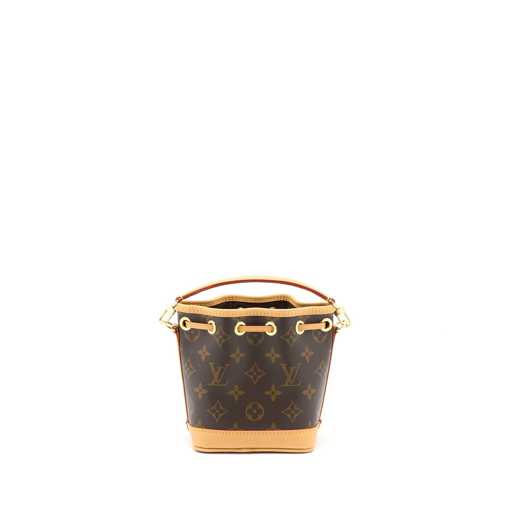 LOUIS VUITTON NANO NOE MONOGRAM CANVAS GHW (NEW VERSION)