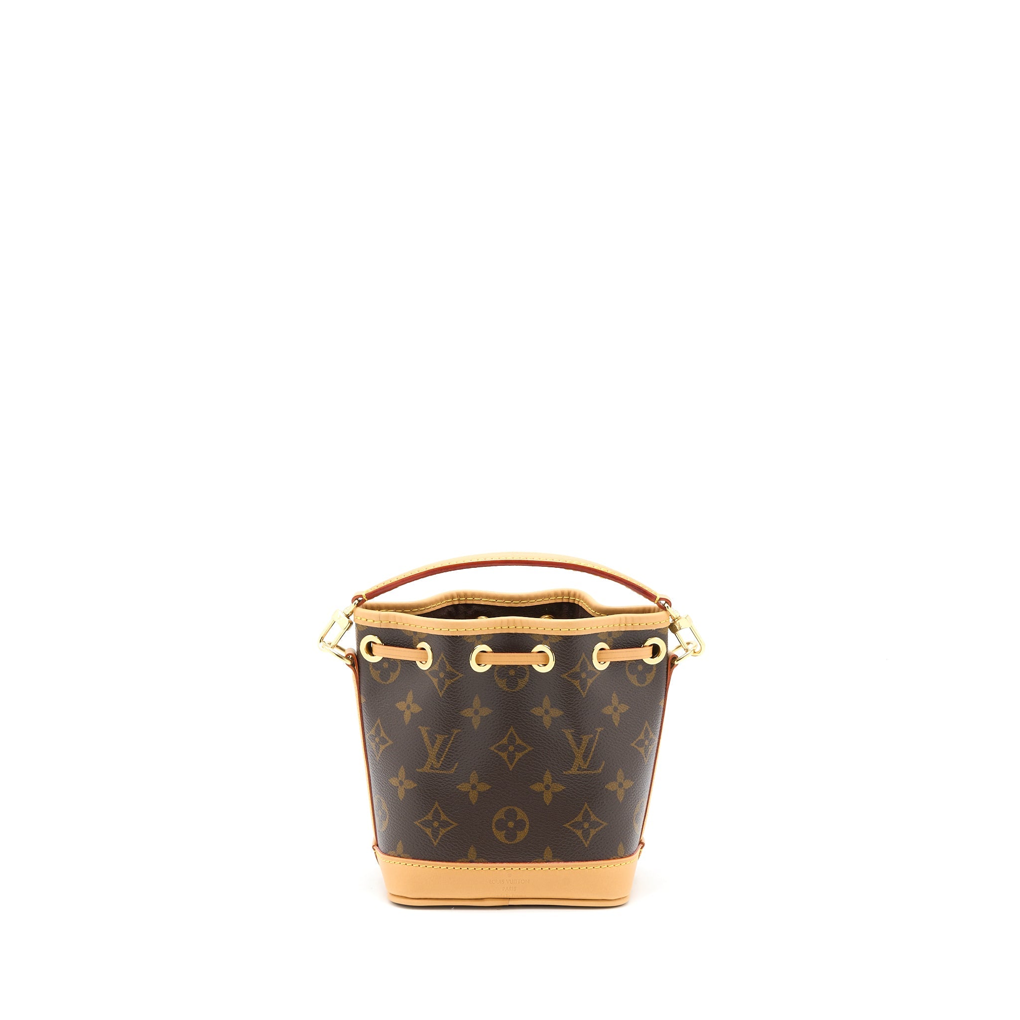 LOUIS VUITTON NANO NOE MONOGRAM CANVAS GHW (NEW VERSION)