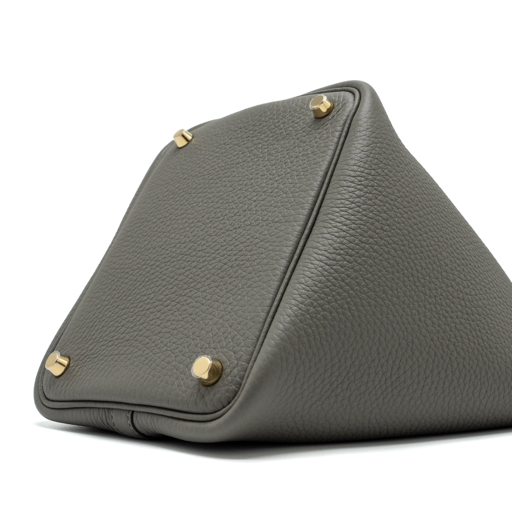 HERMES PICOTIN 18 LOCK BAG CLEMENCE 0L GRIS MEYER GHW