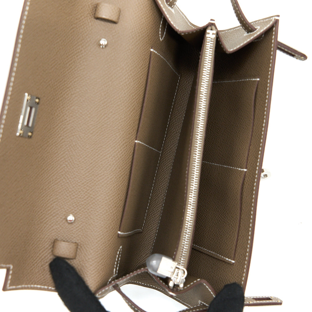 HERMES KELLY TO GO EPSOM ETOUPE SHW