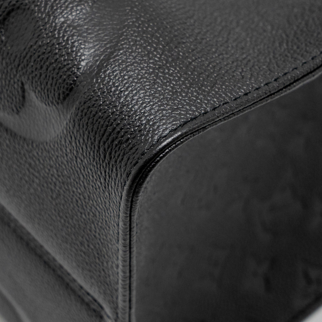 LOUIS VUITTON ONTHEGO GM MONOGRAM EMPREINTE LEATHER BLACK GHW