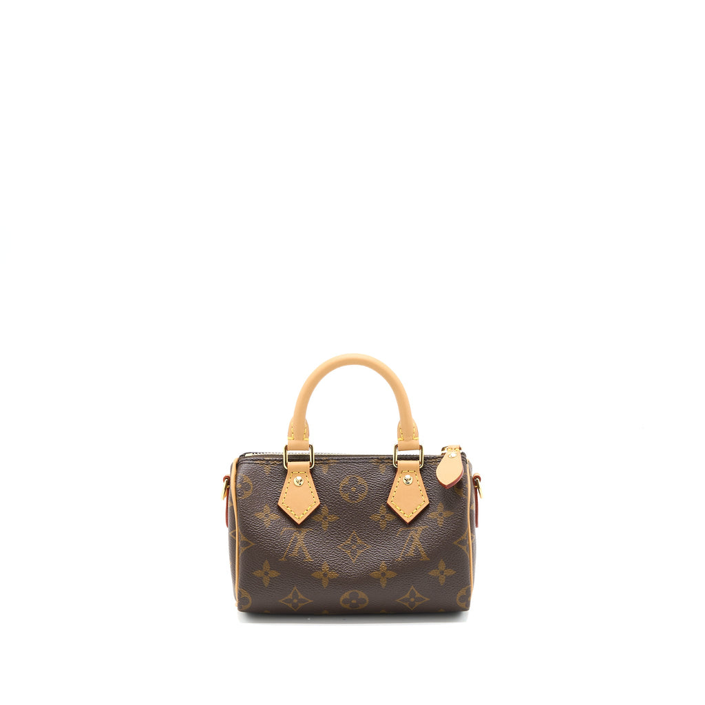 LOUIS VUITTON NANO SPEEDY MONOGRAM CANVAS GHW (NEW VERSION)