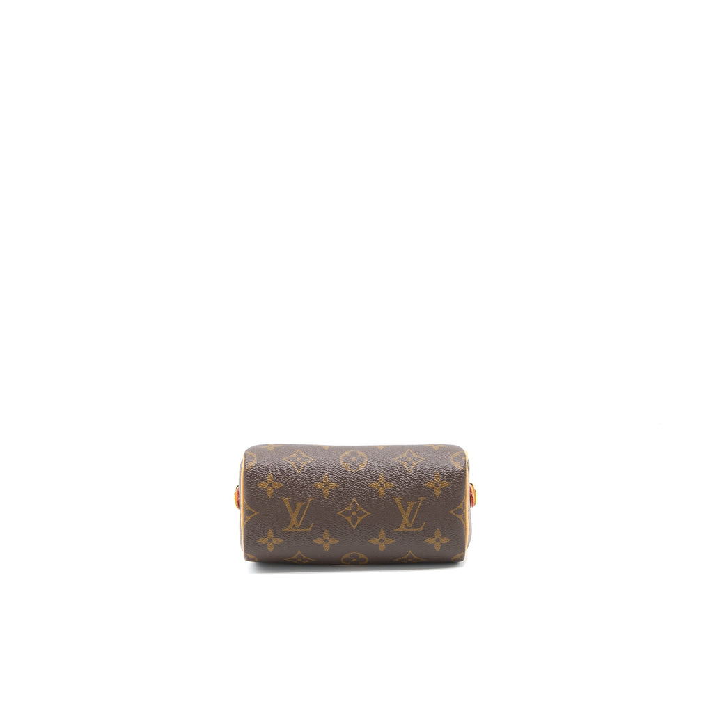 LOUIS VUITTON NANO SPEEDY MONOGRAM CANVAS GHW (NEW VERSION)