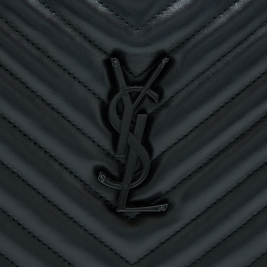 SAINT LAURENT/YSL LOU CAMERA BAG CALFSKIN SO BLACK