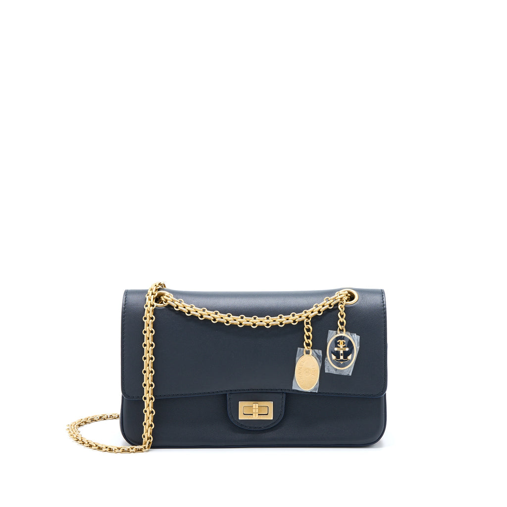 CHANEL REISSUE 2.55 226 BAG LIMITED EDITION BLACK BRUSHED GHW