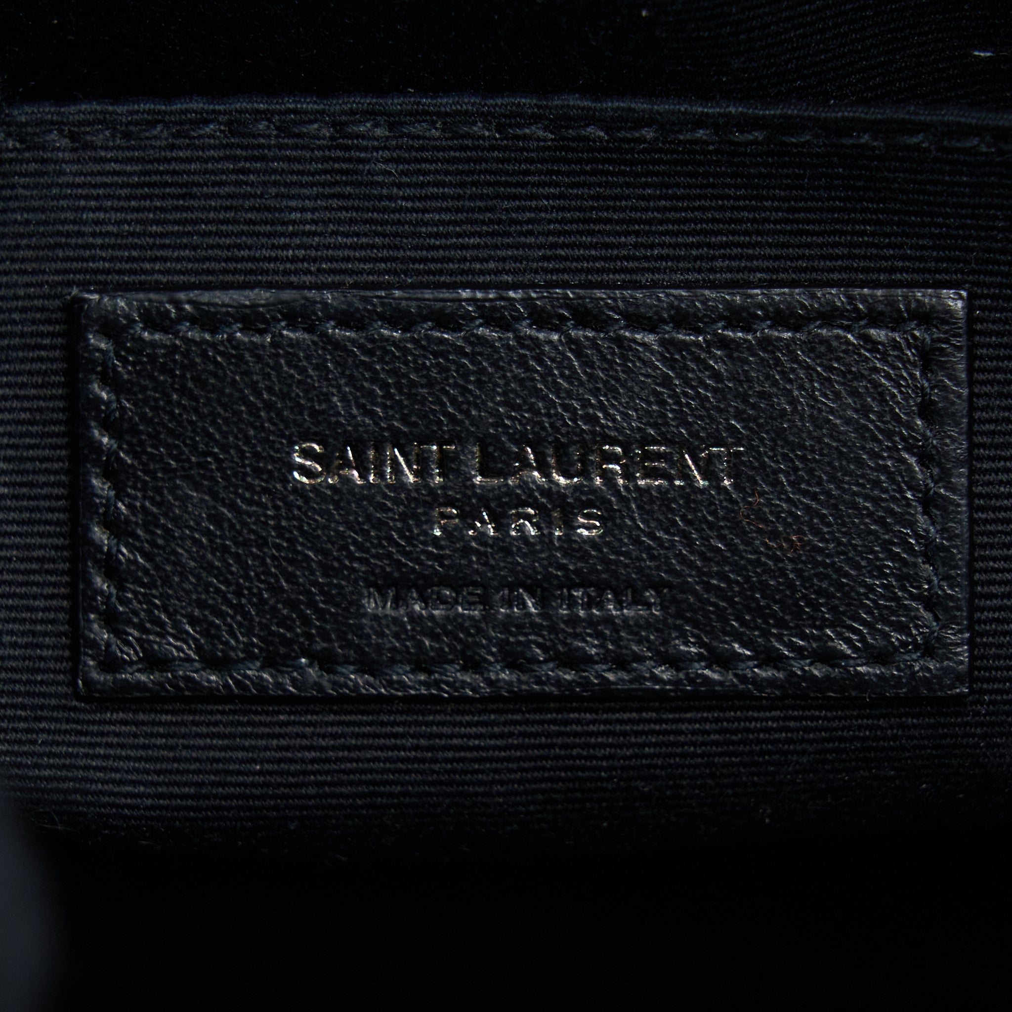 SAINT LAURENT/YSL LOU CAMERA BAG CALFSKIN SO BLACK