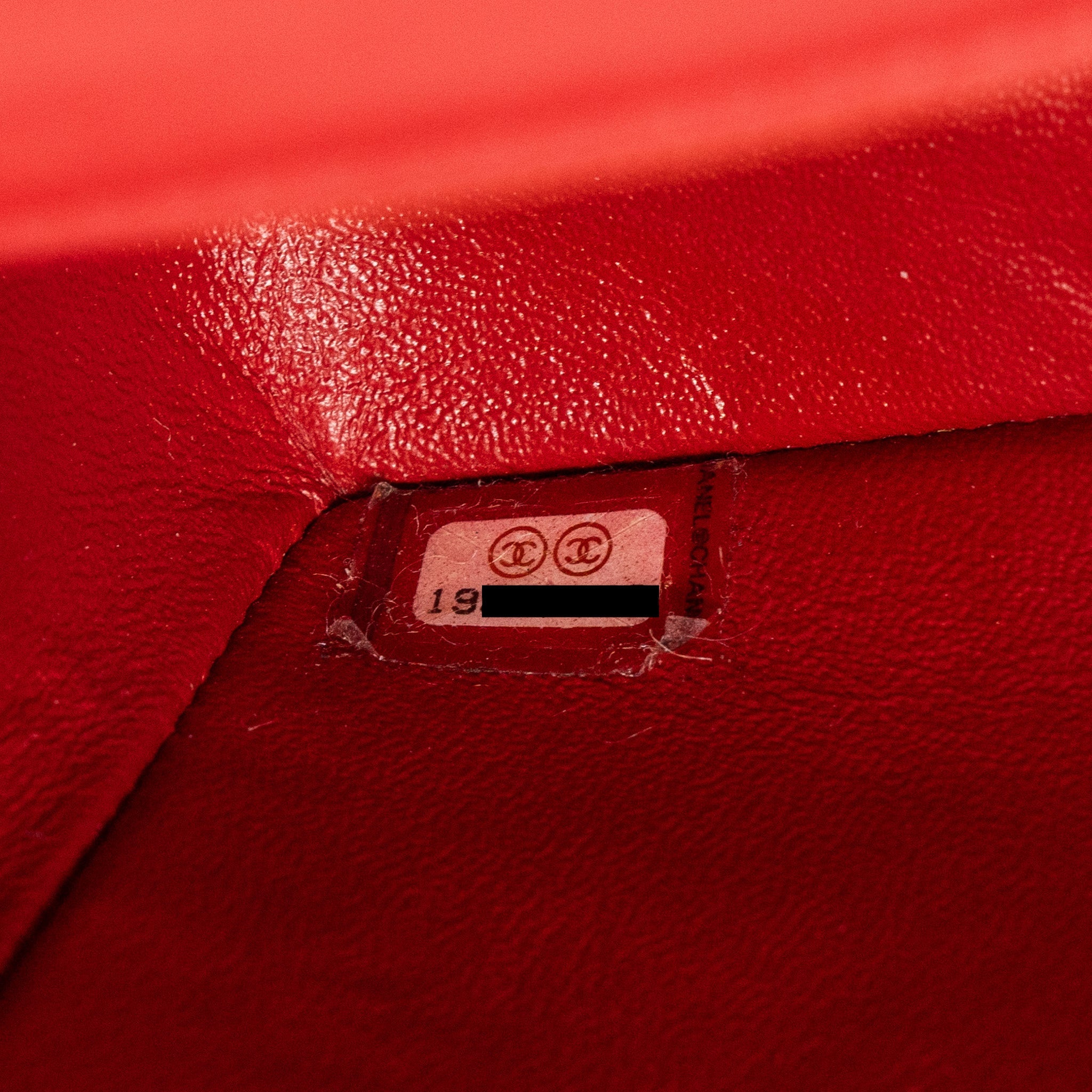 CHANEL CLASSIC MINI RECTANGULAR FLAP BAG LAMBSKIN RED RUTHENIUM HARDWARE