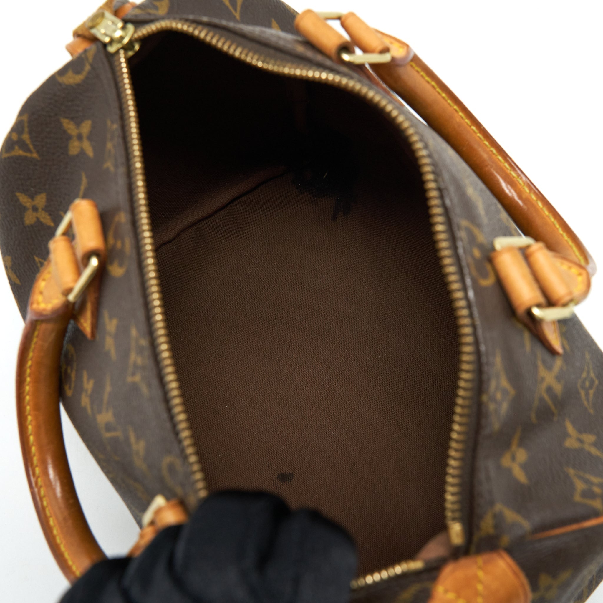 LOUIS VUITTON SPEEDY 25 MONOGRAM CANVAS GHW