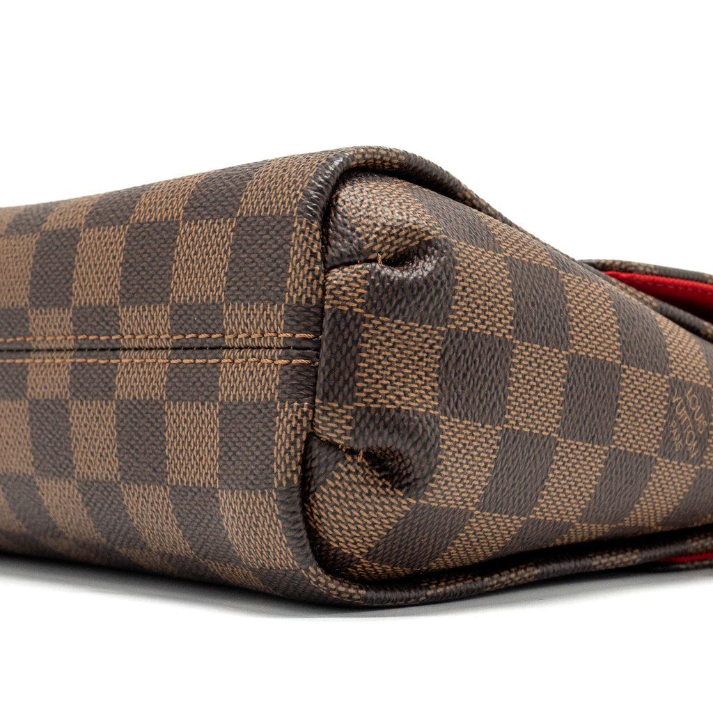 LOUIS VUITTON CROISETTE DAMIER EBENE GHW