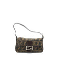 FENDI VINTAGE BAGUETTE SHOUDER BAG FF JACQIARD SHW