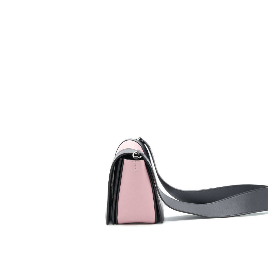 CELINE FRAME SHOULDER BAG LIGHT PURPLE/ DARK GREY