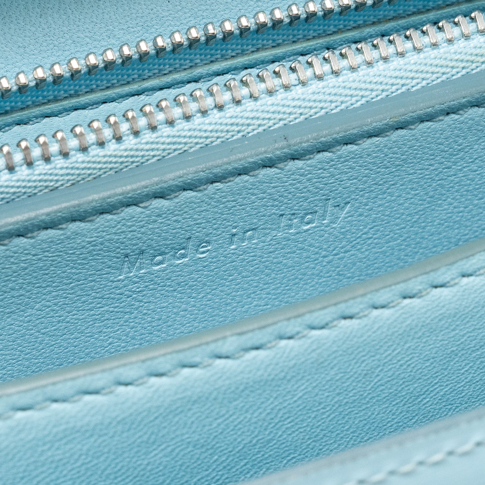 CELINE MEDIUM CLASSIC BOX BAG CALFSKIN LIGHT BLUE SHW