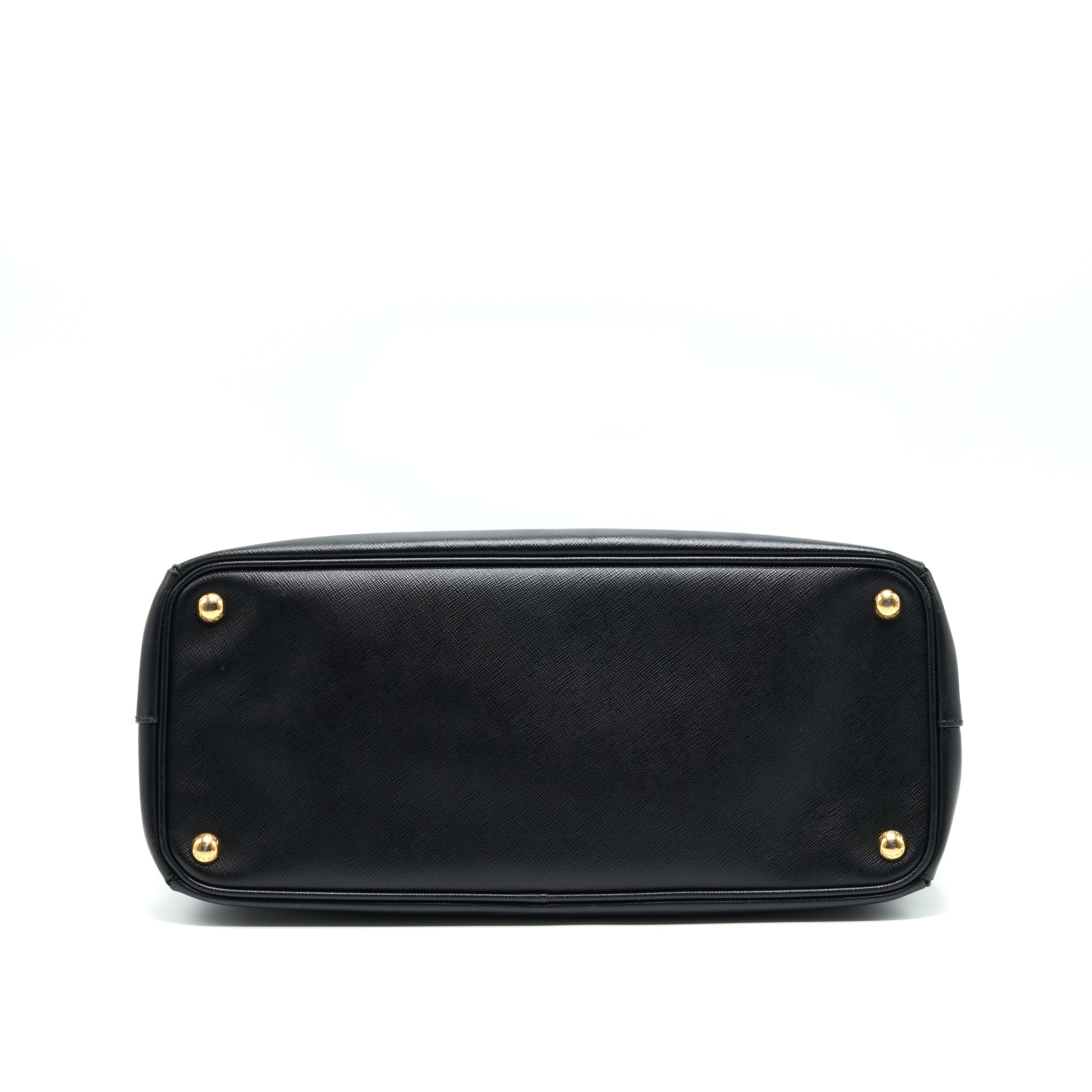 PRADA SAFFIANO LARGE TOTE BAG BLACK GHW