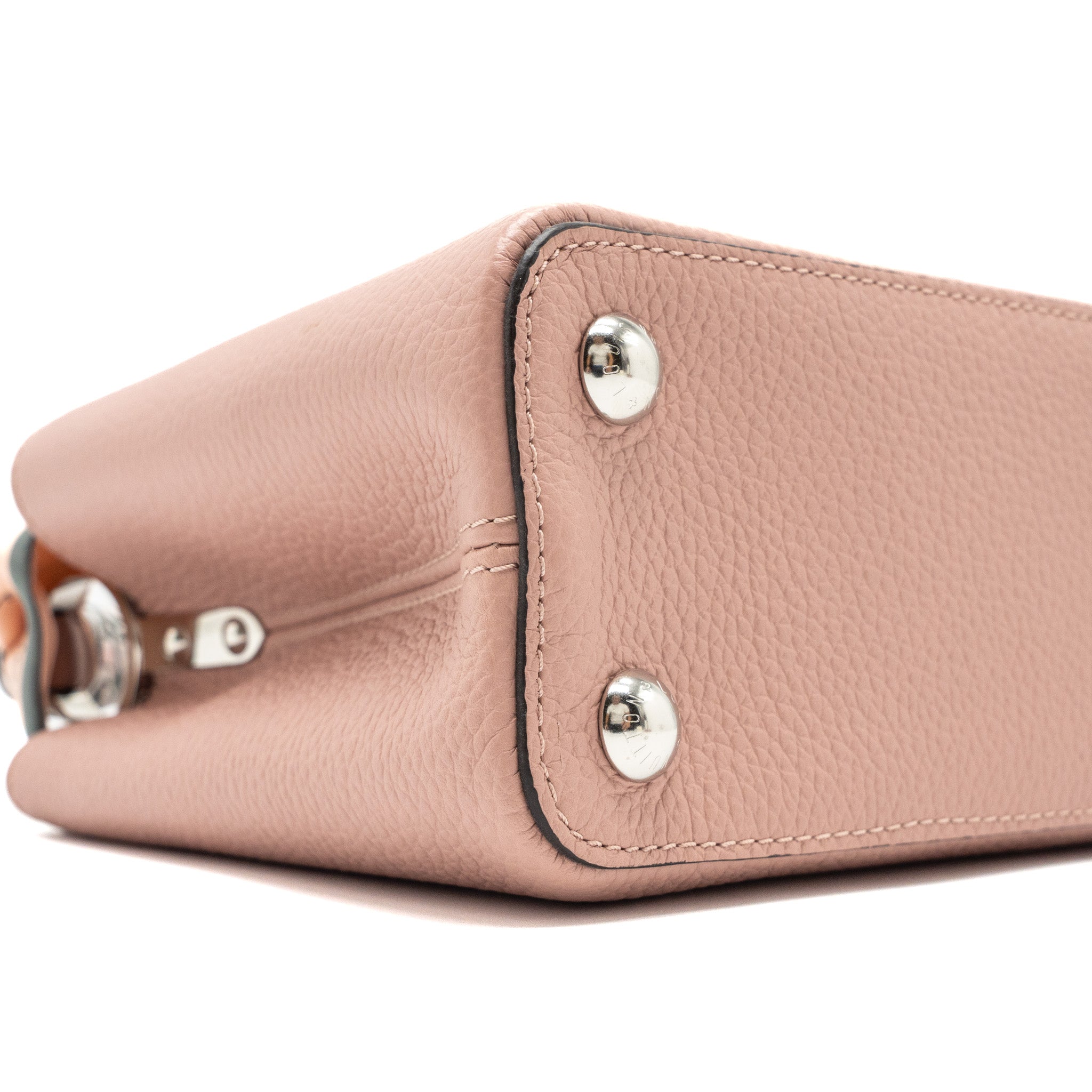 LOUIS VUITTON CAPUCINES BB TAURILLON CALFSKIN LIGHT PINK SHW