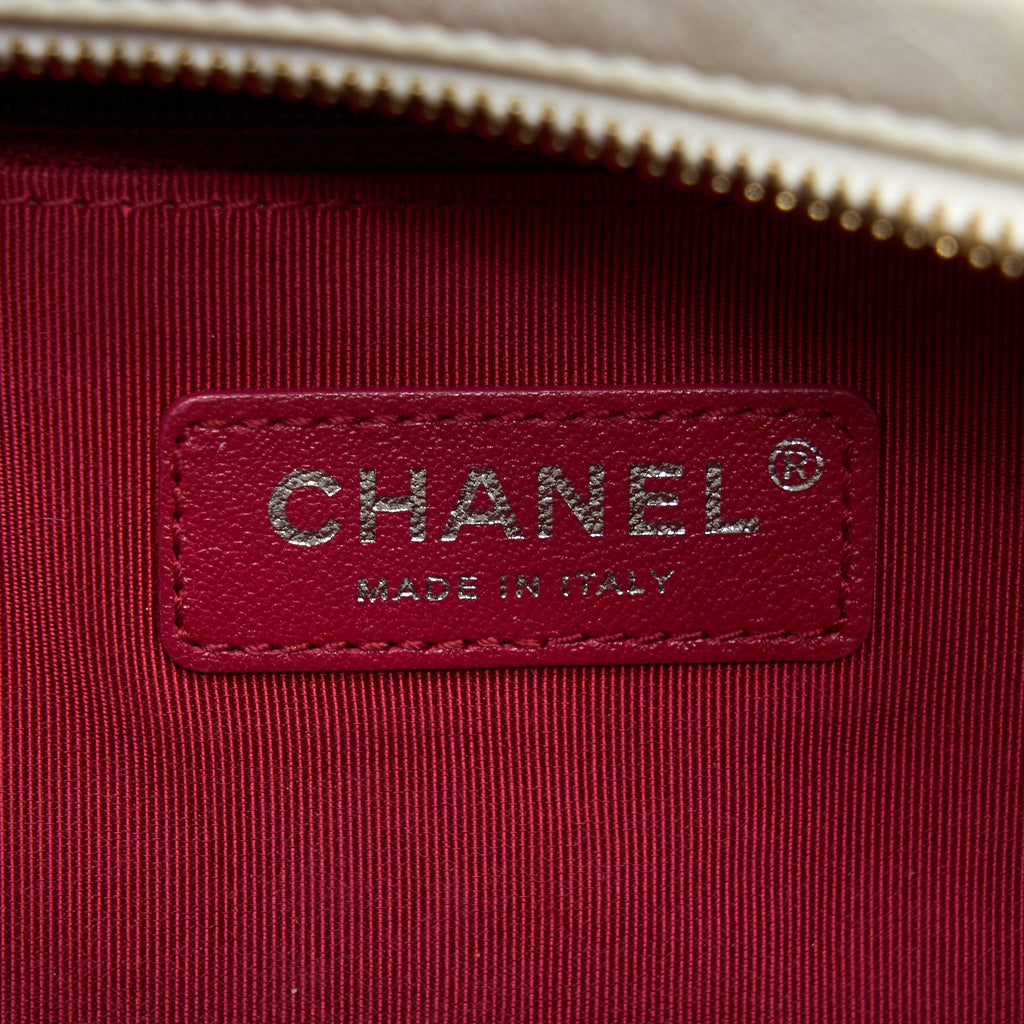 CHANEL LARGE GABRIELLE HOBO BAG WHITE/BLACK MULTICOLOUR HARDWARE