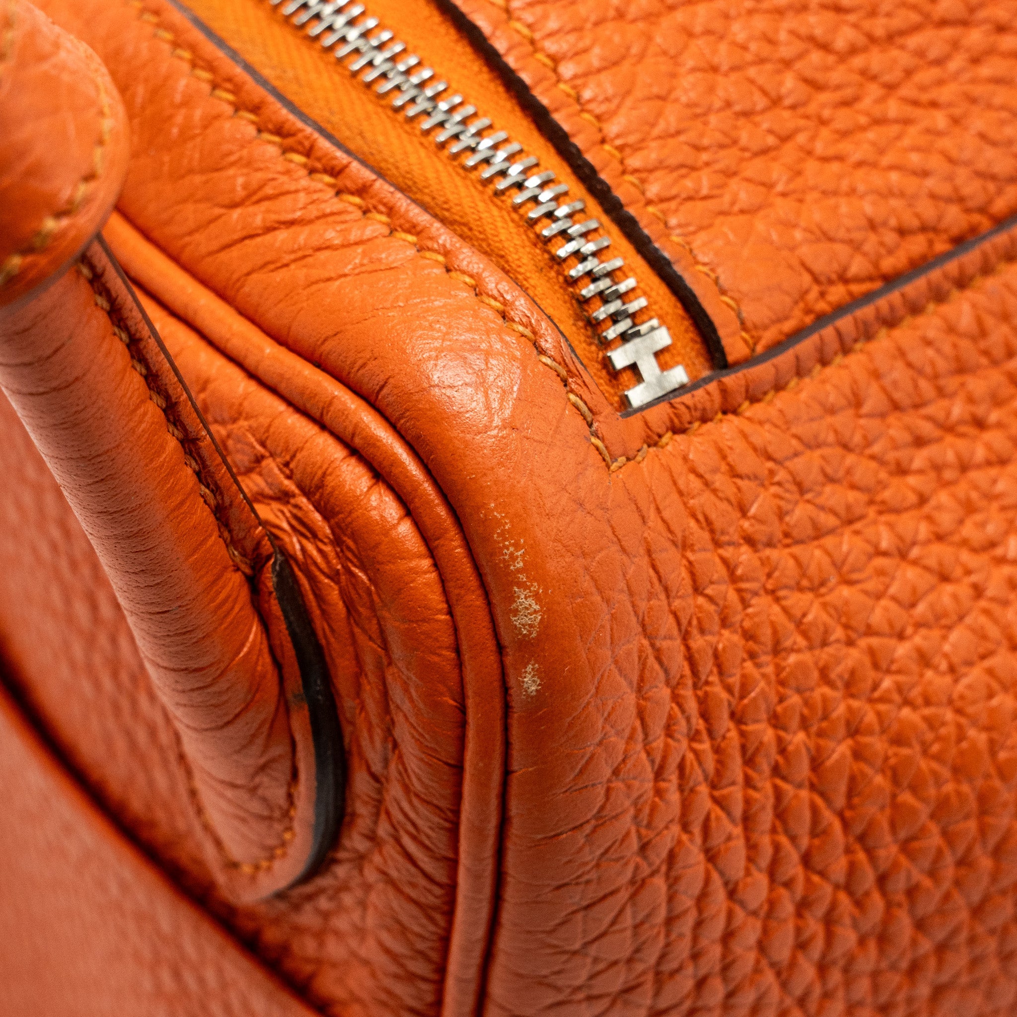 HERMES MINI LINDY CLEMENCE FEU SHW