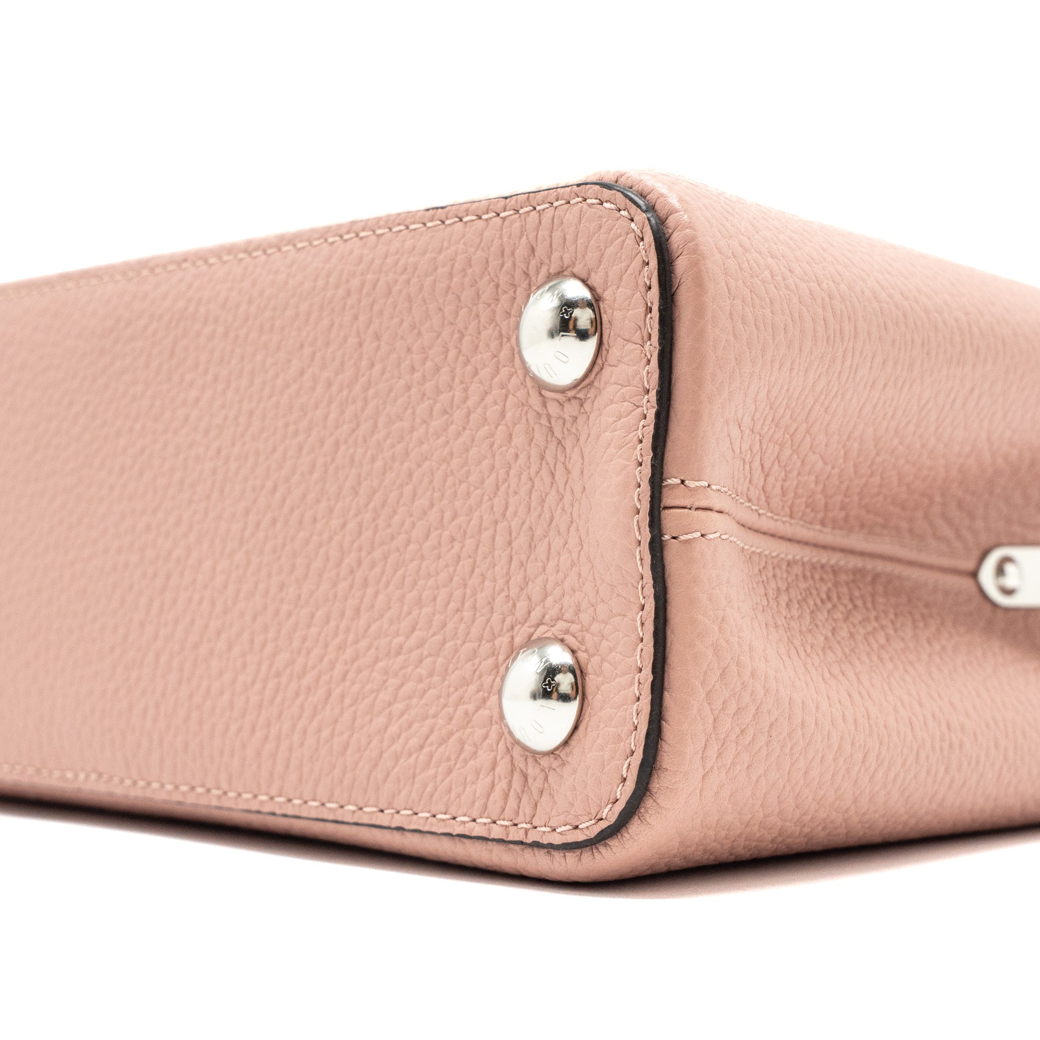 LOUIS VUITTON CAPUCINES BB TAURILLON CALFSKIN LIGHT PINK SHW