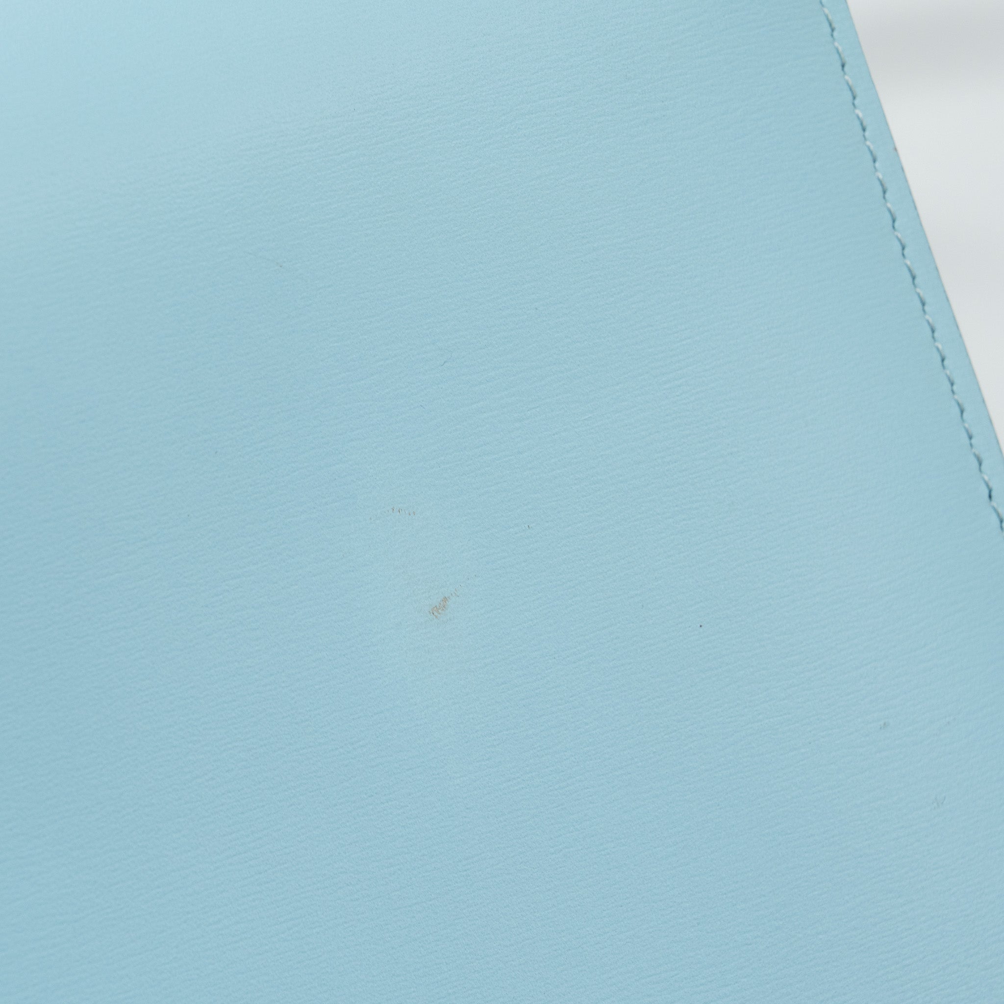 CELINE MEDIUM CLASSIC BOX BAG CALFSKIN LIGHT BLUE SHW