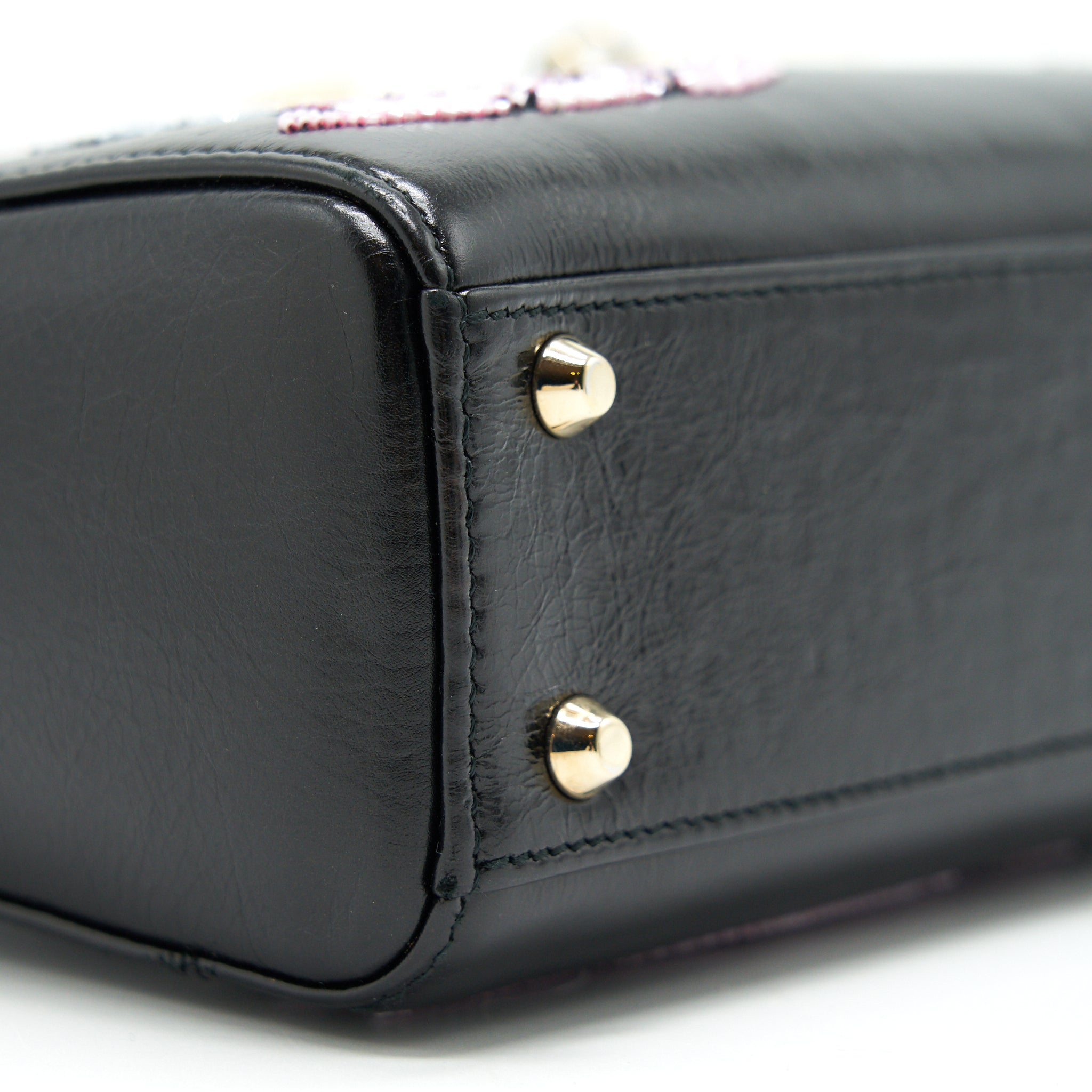 DIOR MINI LADY DIOR LIMITED EDITION BLACK LGHW