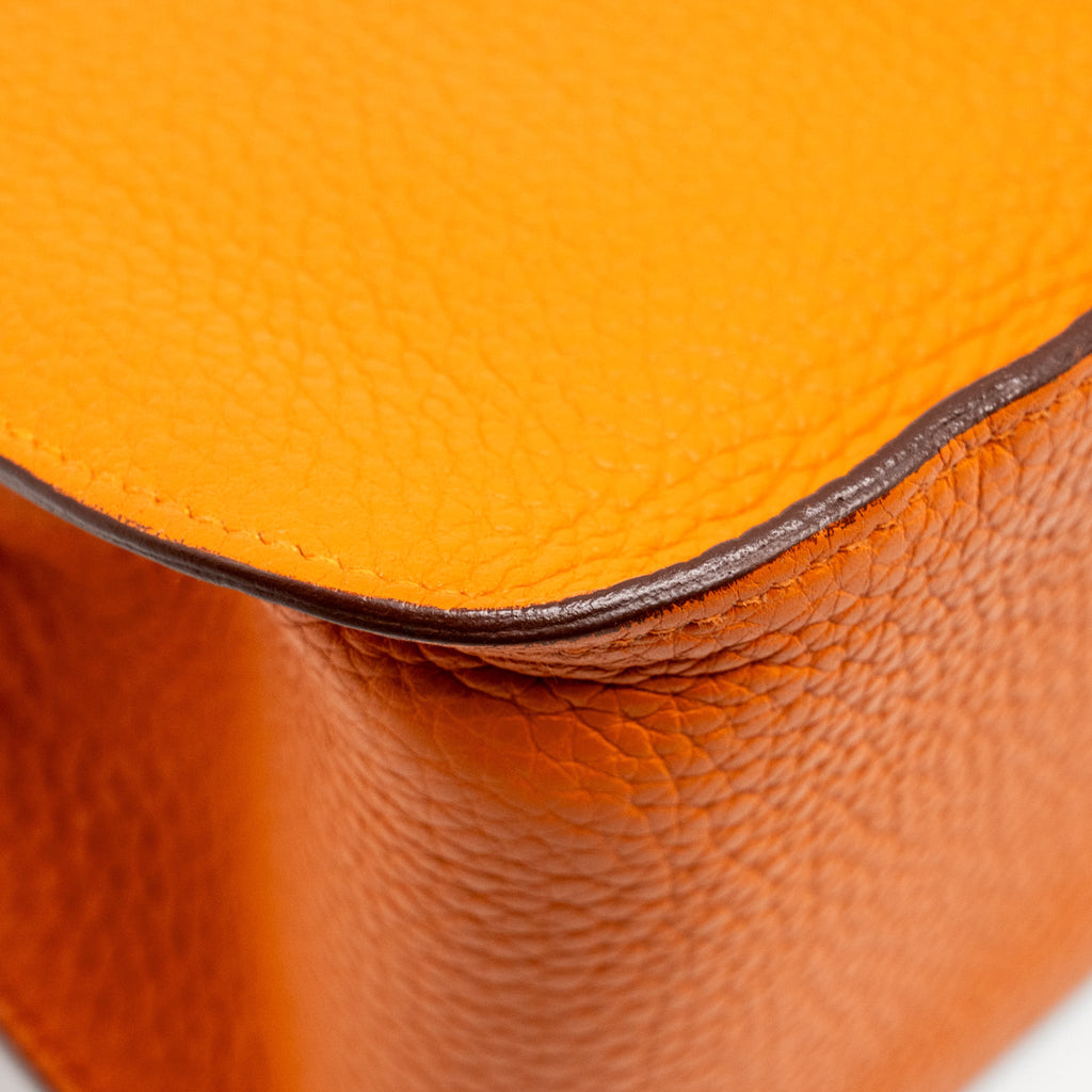 HERMES JYPSIERE 28 CLEMENCE ORANGE SHW