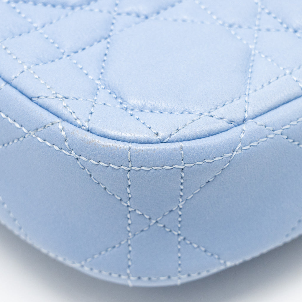 DIOR MISS DIOR CROSSBODY BAG LAMBSKIN LIGHT BLUE SHW