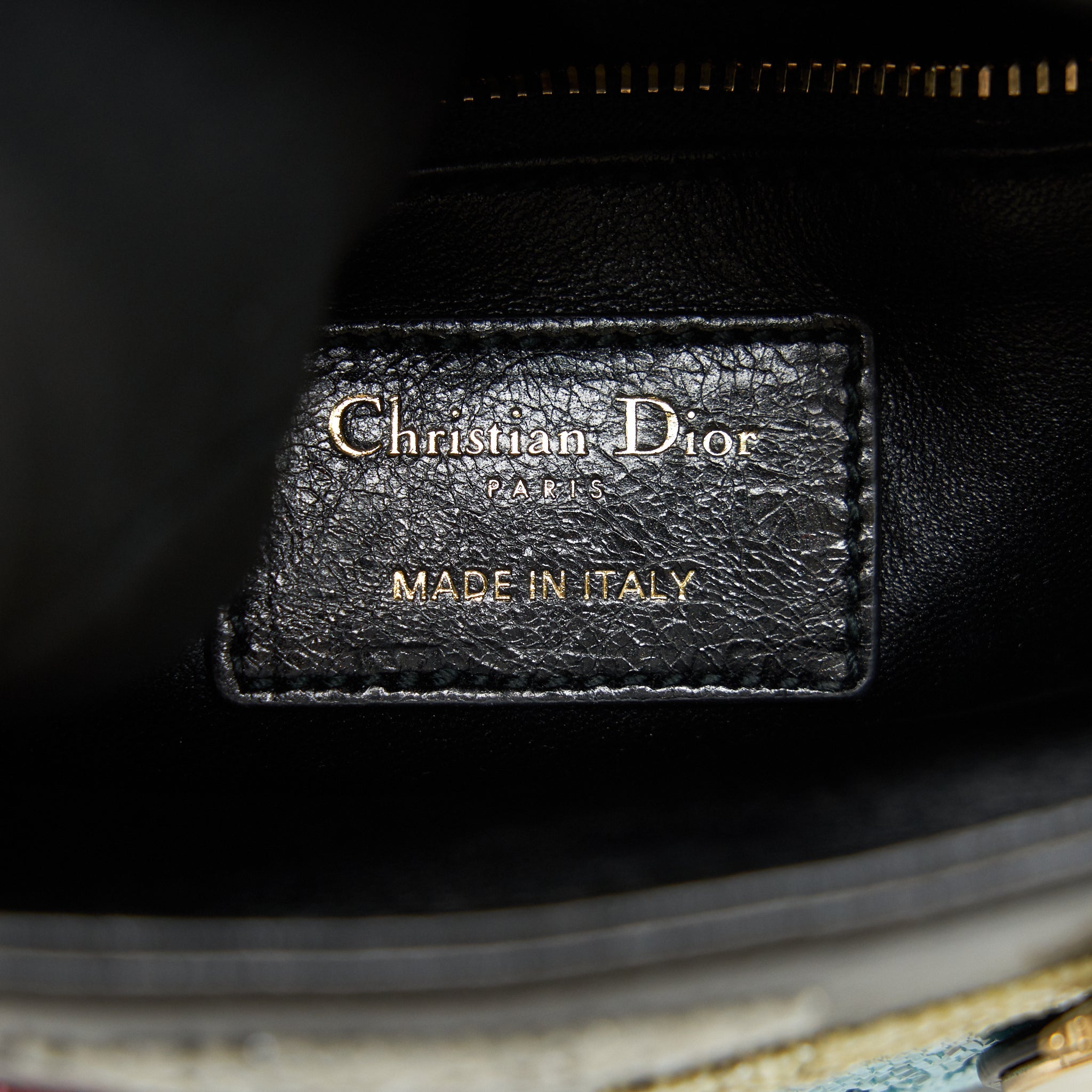 DIOR MINI LADY DIOR LIMITED EDITION BLACK LGHW