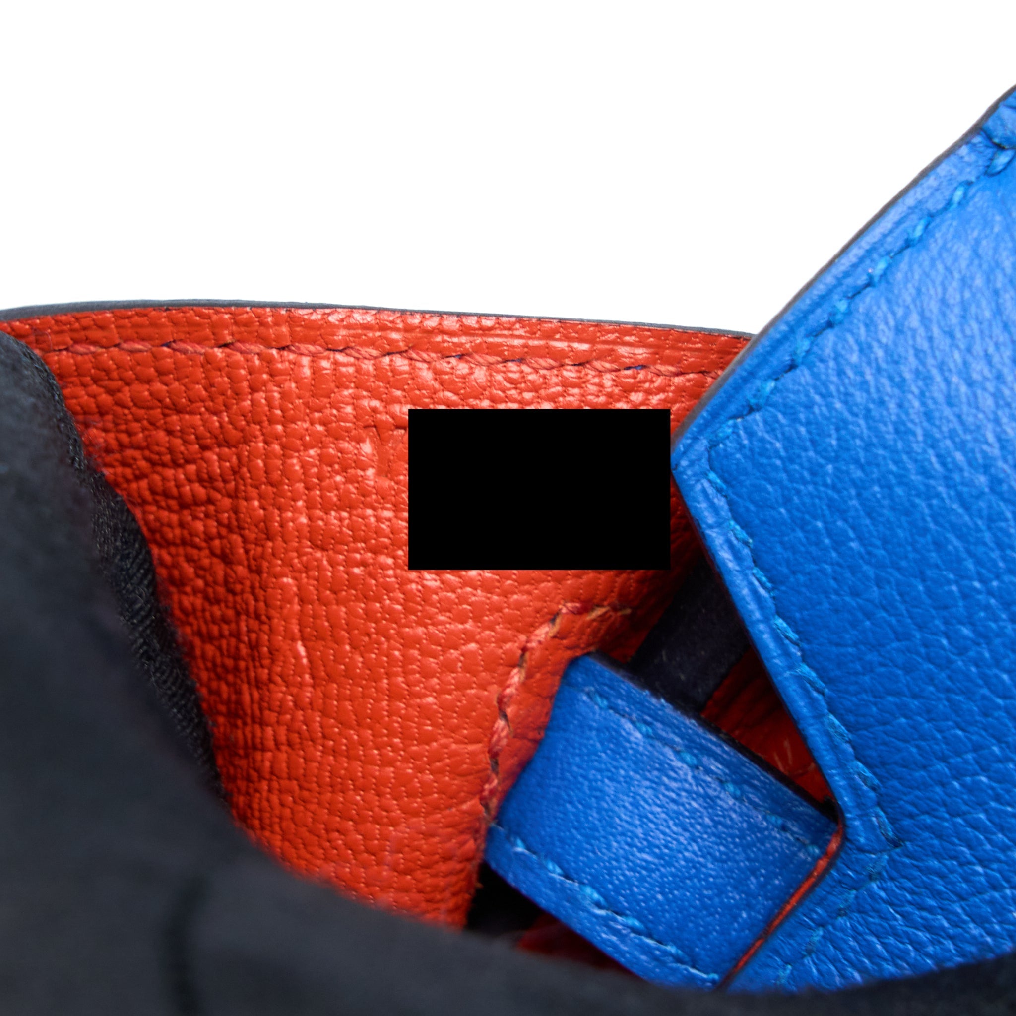 HERMES BIRKIN 25 TAURILLION NOVILLO I7 BLUE ZELLIGE SHW