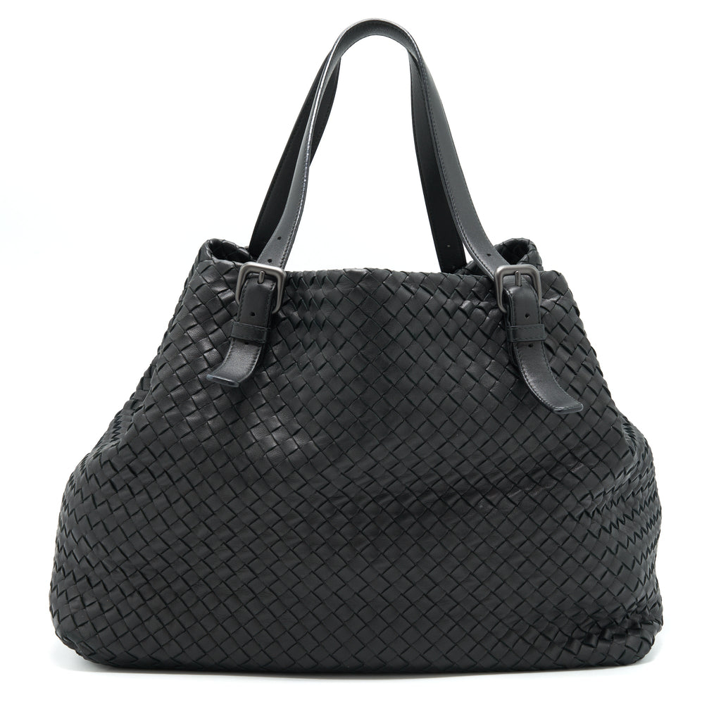 BOTTEGA VENETA LARGE TOTE BAG BLACK