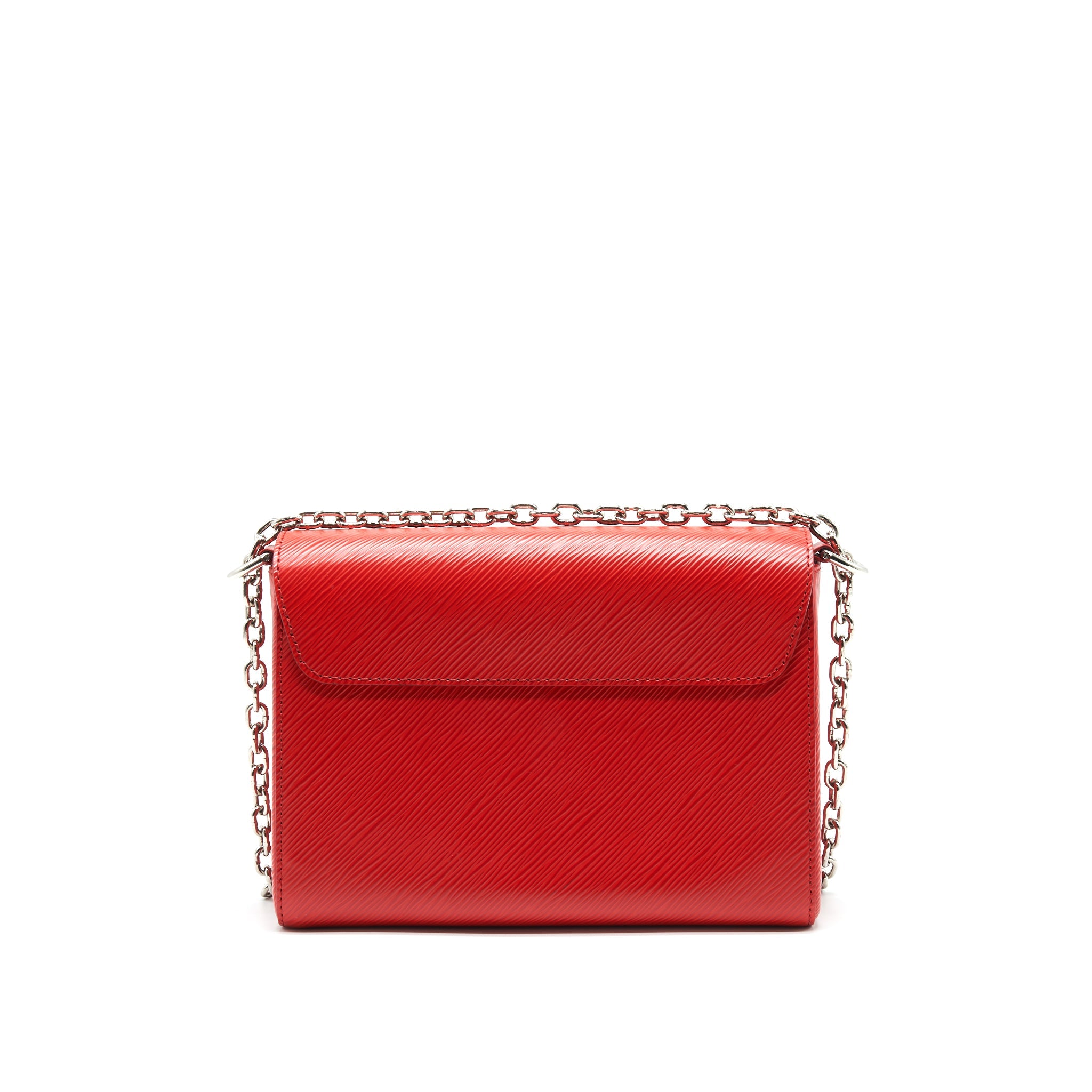 LOUIS VUITTON TWIST BAG MM RED SHW