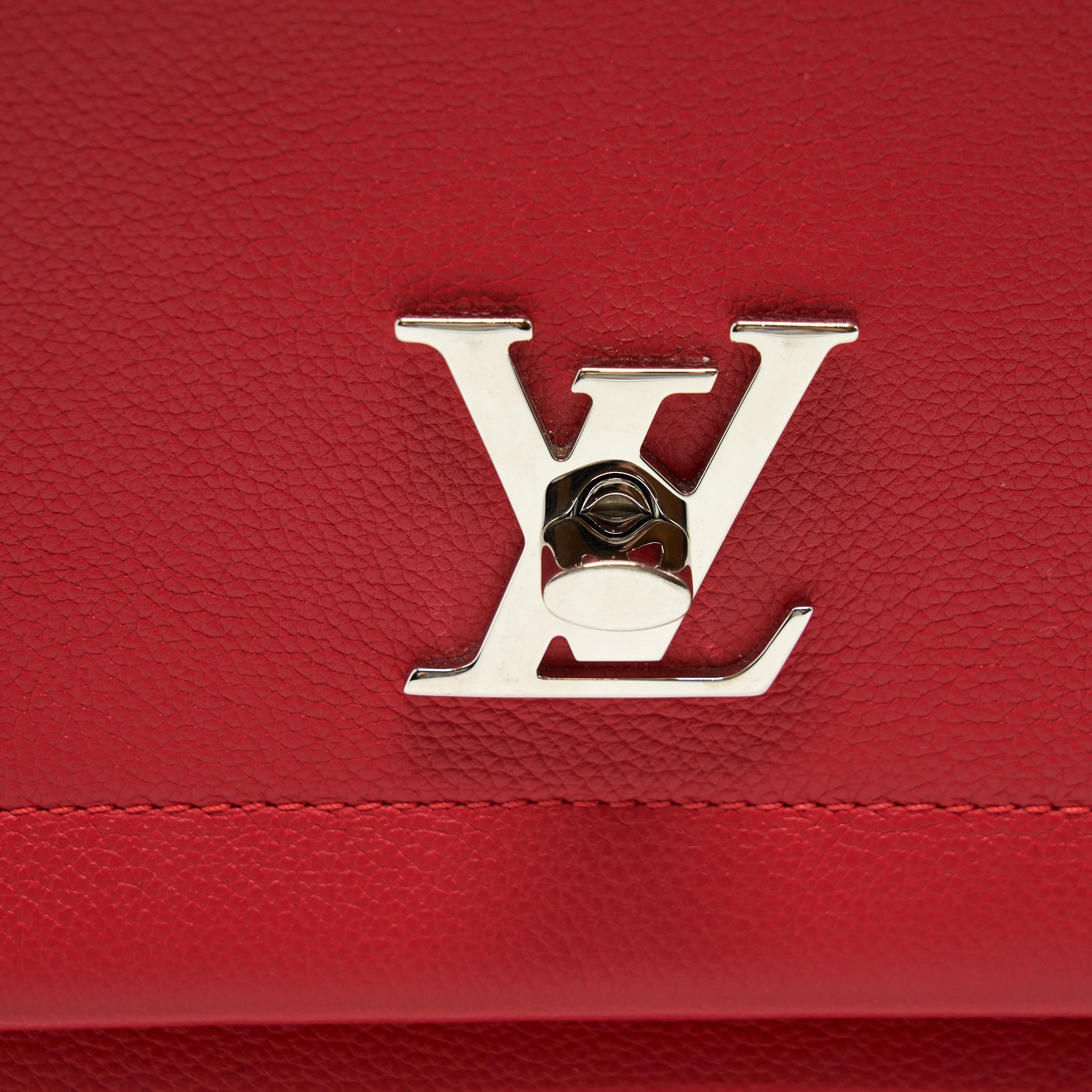 LOUIS VUITTON LOCKME BAG RED SHW YEAR 2016